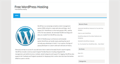Desktop Screenshot of freewordpresshosting.com